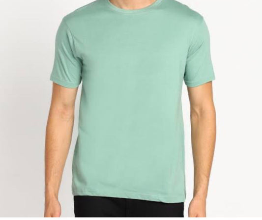 Everyday comfort ROUNDNECK TSHIRT-AQUA GREEN