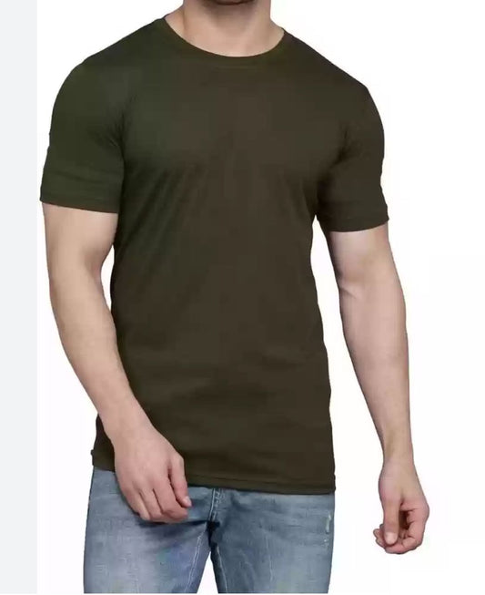 Everyday comfort ROUNDNECK TSHIRT-OLIVE GREEN