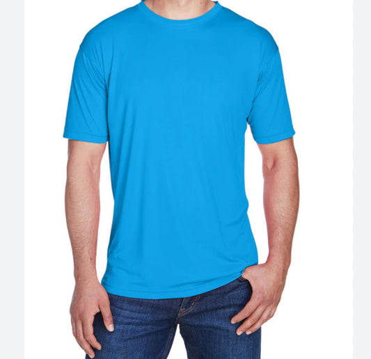 Every day comfort round neck TSHIRT-TURQUOISE BLUE