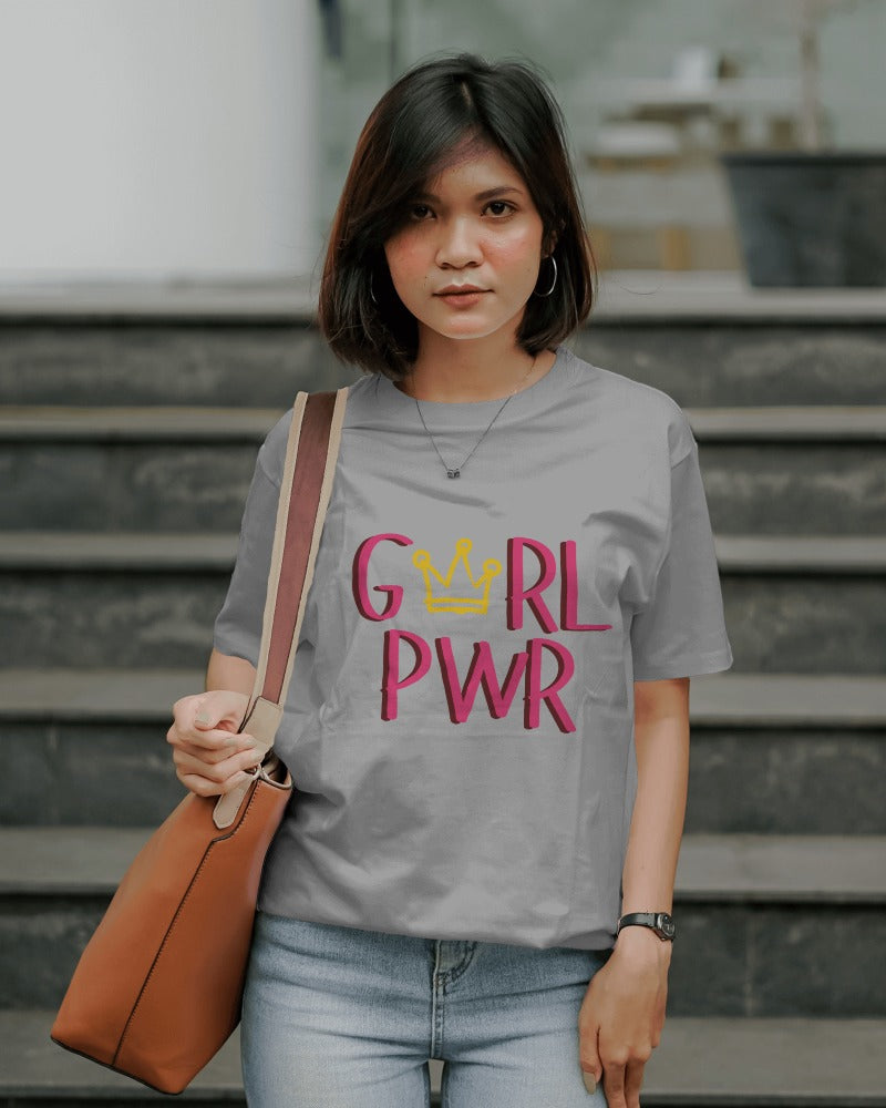 Girl Power | 100% Combed Cotton Round Neck T-Shirt