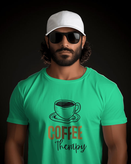 Coffee| 100% Combed Cotton Round Neck T-Shirt