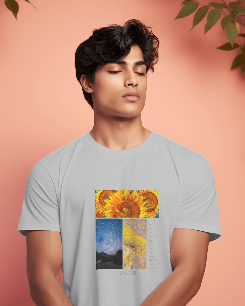 FLOWER | 100% Combed Cotton Round Neck T-Shirt