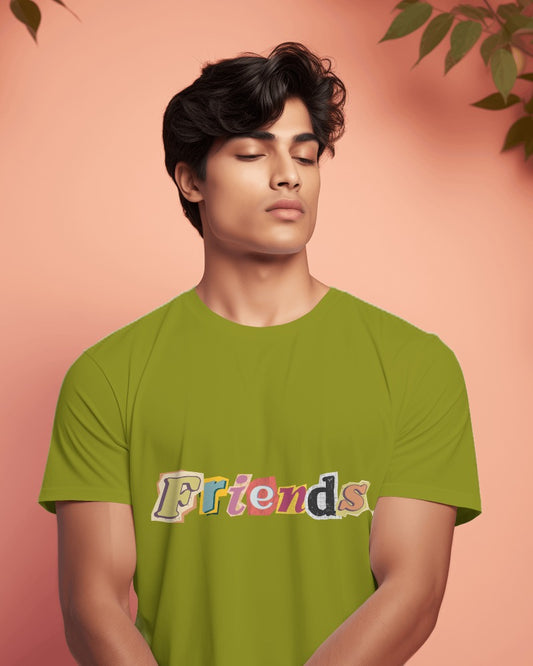 Friends  | 100% Combed Cotton Round Neck T-Shirt