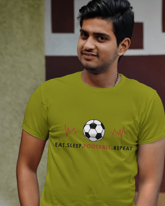 FOOTBALL | 100% Combed Cotton Round Neck T-Shirt