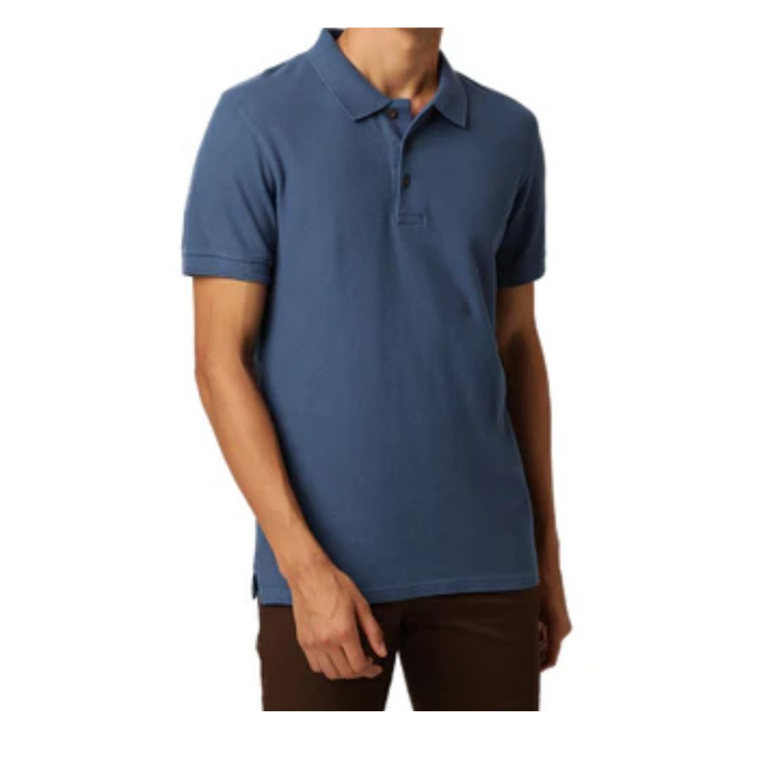 Threadloom Men's Cotton Rich Polo T Shirt | Collar Tshirts | Half Sleeves | Plain-Regular Fit