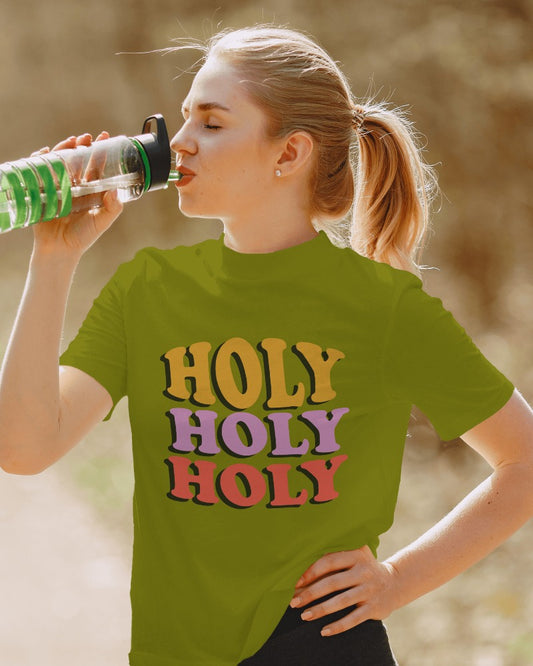 Holy Retro | 100% Combed Cotton Round Neck T-Shirt