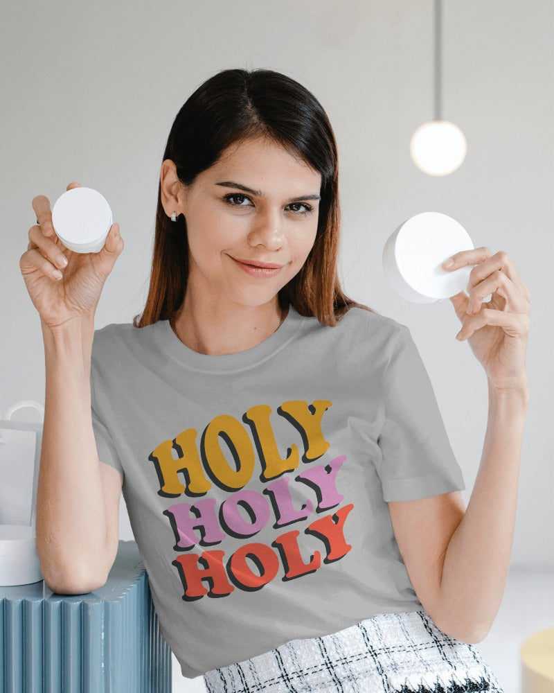 Holy Retro | 100% Combed Cotton Round Neck T-Shirt